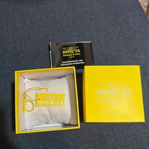 Invicta watch only box with everything